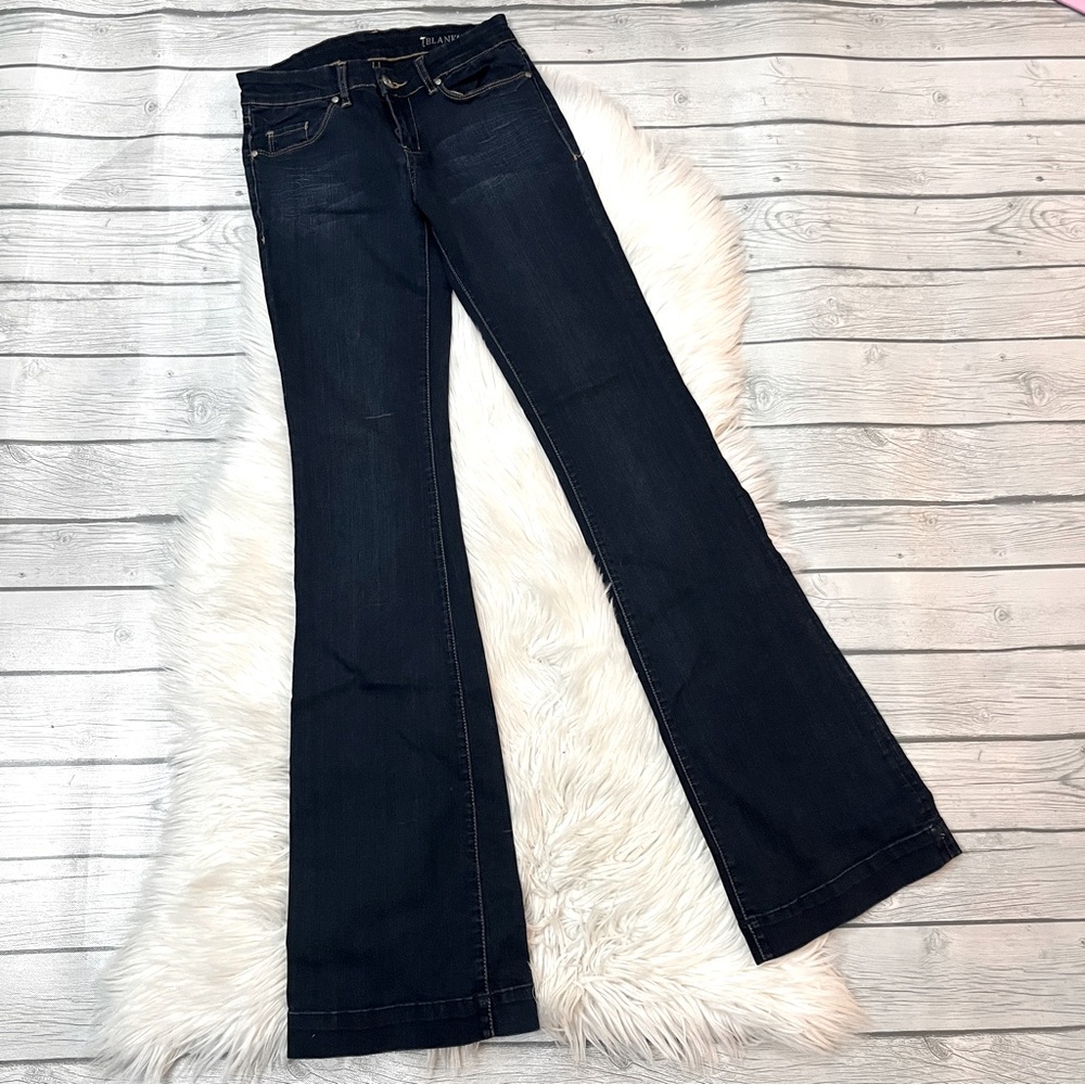 Blank NYC Dark Indigo Flare Jeans